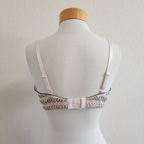 Calvin Klein Multi-Color Rave Mesh Lightweight Thin Triangle Soft Cup Bra L - Picture 5 of 10